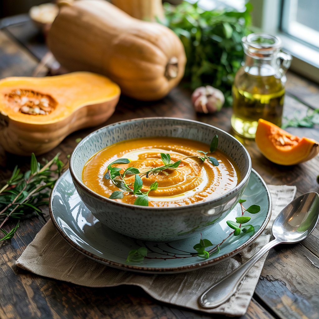 Creamy & Healthy Butternut Squash Soup