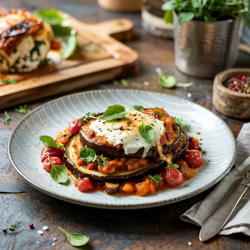 Thermomix Aubergine Parmigiana (Parmigiana di Melanzane)